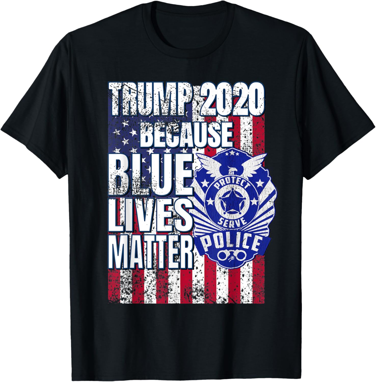 BLUE LIVES MATTER Police Pro Trump 2020 Republican Party