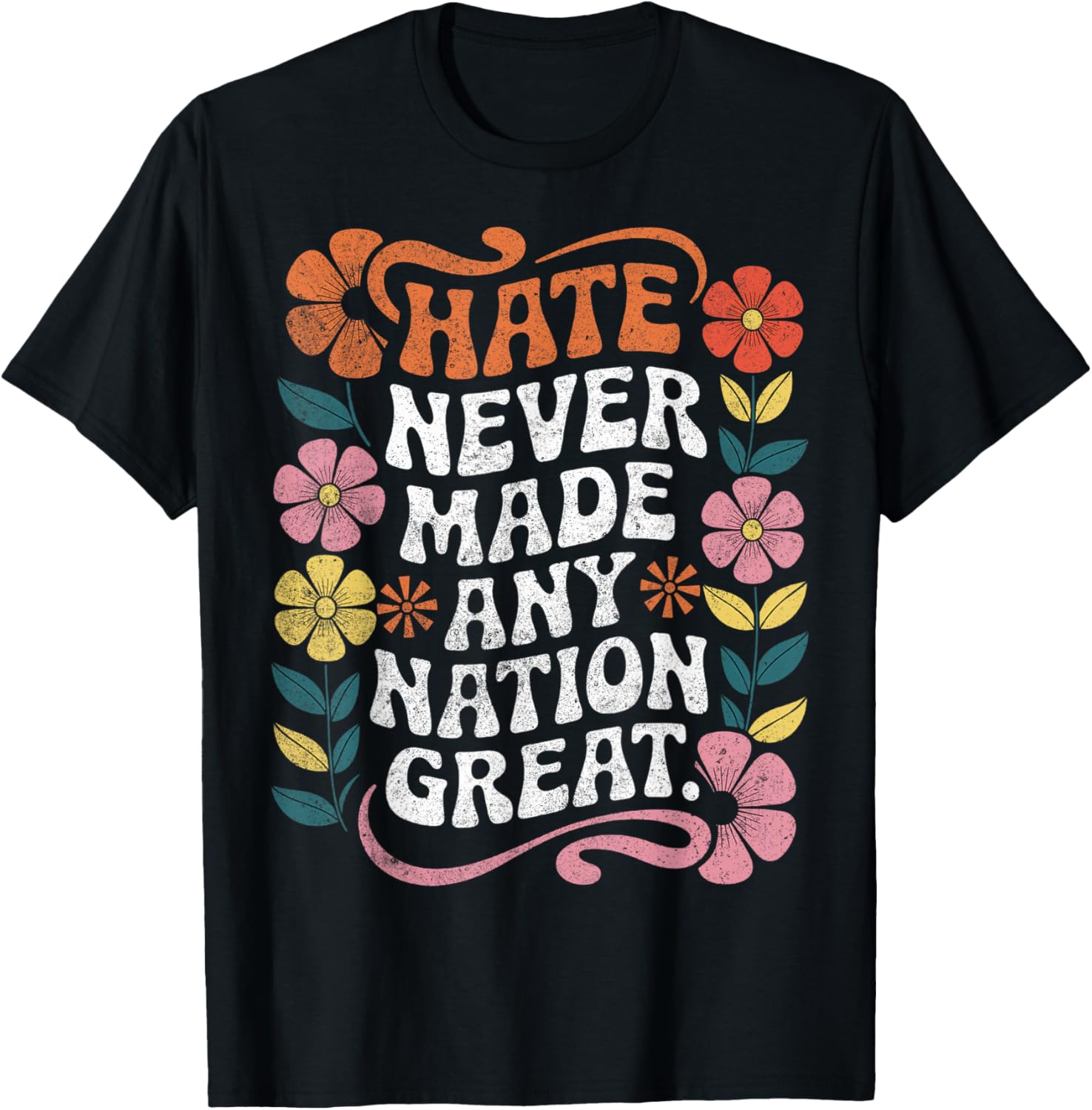 Anti Trump Floral Democrat President Liberal